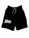 Connecticut - United States Shape Adult Lounge Shorts - Red or Black by TooLoud-Lounge Shorts-TooLoud-Black-Small-Davson Sales