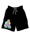 Gel Look Easter Eggs Adult Lounge Shorts-Lounge Shorts-TooLoud-Black-Small-Davson Sales