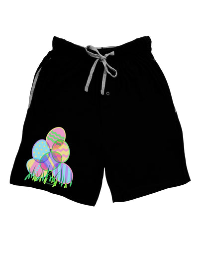 Gel Look Easter Eggs Adult Lounge Shorts-Lounge Shorts-TooLoud-Black-Small-Davson Sales