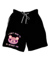 I Can't Bear to be Without You Relaxed Fit Adult Lounge Shorts by-Lounge Shorts-TooLoud-Black-Small-Davson Sales