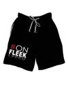 Hashtag On Fleek Adult Lounge Shorts-Lounge Shorts-TooLoud-Black-Small-Davson Sales