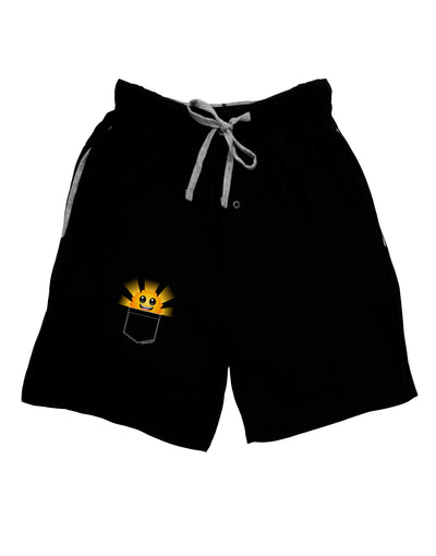 Sunshine In My Pocket Adult Lounge Shorts-Lounge Shorts-TooLoud-Black-Small-Davson Sales