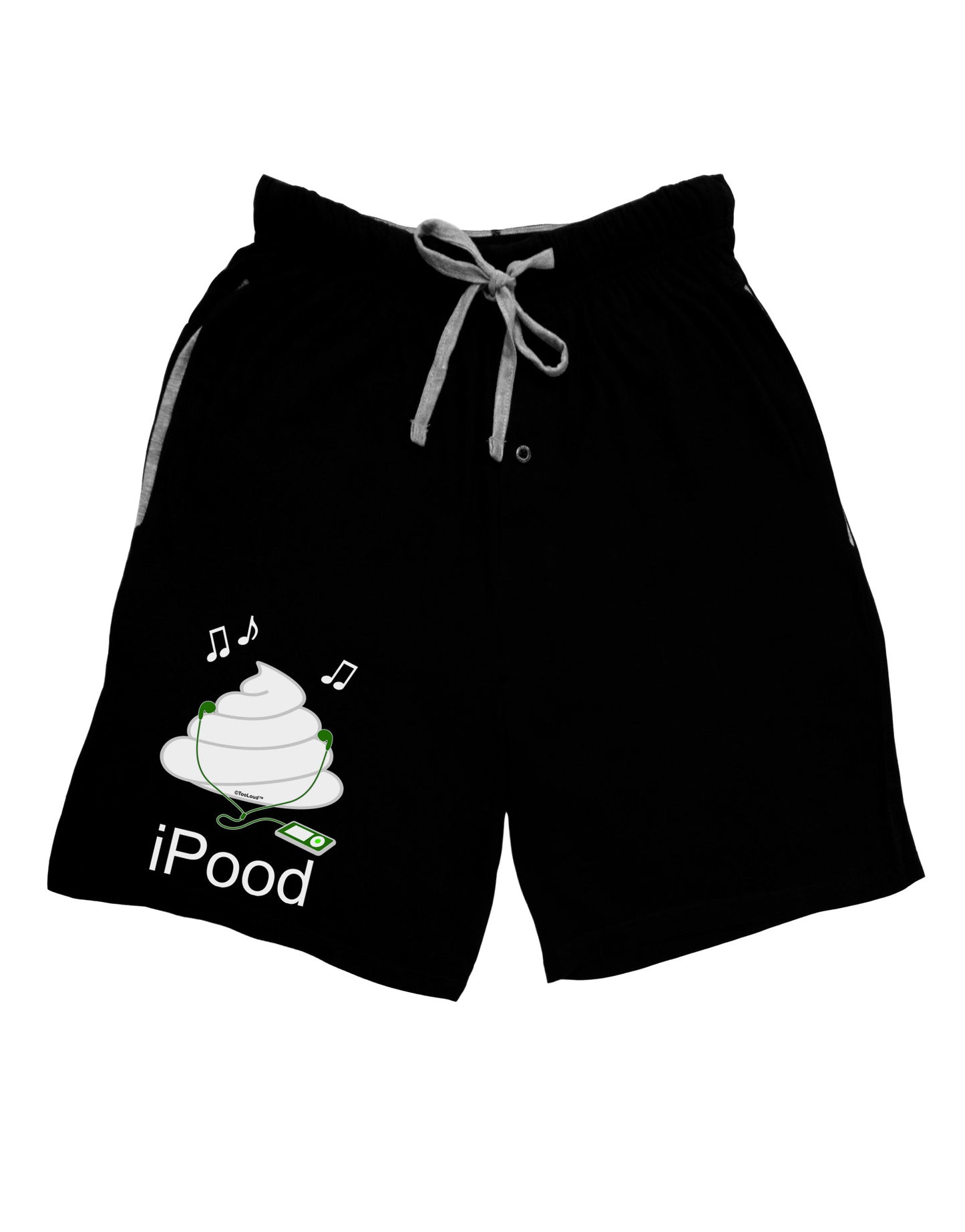 iPood Adult Lounge Shorts-Lounge Shorts-TooLoud-Black-Small-Davson Sales