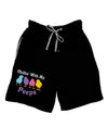 Chillin With My Peeps Adult Lounge Shorts - Red or Black-Lounge Shorts-TooLoud-Black-Small-Davson Sales