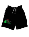 Merry Christmas & Happy New Year Relaxed Adult Lounge Shorts-Lounge Shorts-TooLoud-Black-Small-Davson Sales