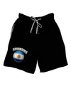 Soccer Ball Flag - Argentina Adult Lounge Shorts-Lounge Shorts-TooLoud-Black-Small-Davson Sales