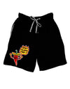 Estoy Caliente Para Ti Adult Lounge Shorts - Black- 2XL-Lounge Shorts-TooLoud-Davson Sales