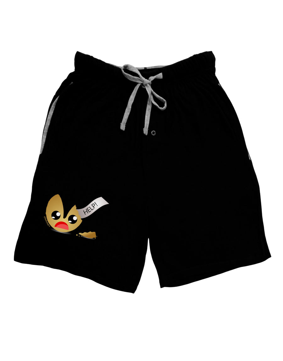 Dismembered Fortune Cookie Adult Lounge Shorts-Lounge Shorts-TooLoud-Red-Small-Davson Sales