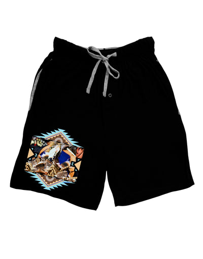 Native American Dancer 1 Adult Lounge Shorts-Lounge Shorts-TooLoud-Black-Small-Davson Sales