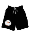 Cute Little Chick - White Adult Lounge Shorts - Red or Black by TooLoud-Lounge Shorts-TooLoud-Black-Small-Davson Sales