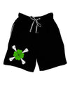 Clover and Crossbones Adult Lounge Shorts by TooLoud-Lounge Shorts-TooLoud-Black-Small-Davson Sales