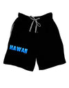 Hawaii Ocean Bubbles Adult Lounge Shorts by TooLoud-Lounge Shorts-TooLoud-Black-Small-Davson Sales