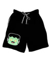 Cute Pixel Monster Adult Lounge Shorts-Lounge Shorts-TooLoud-Black-Small-Davson Sales