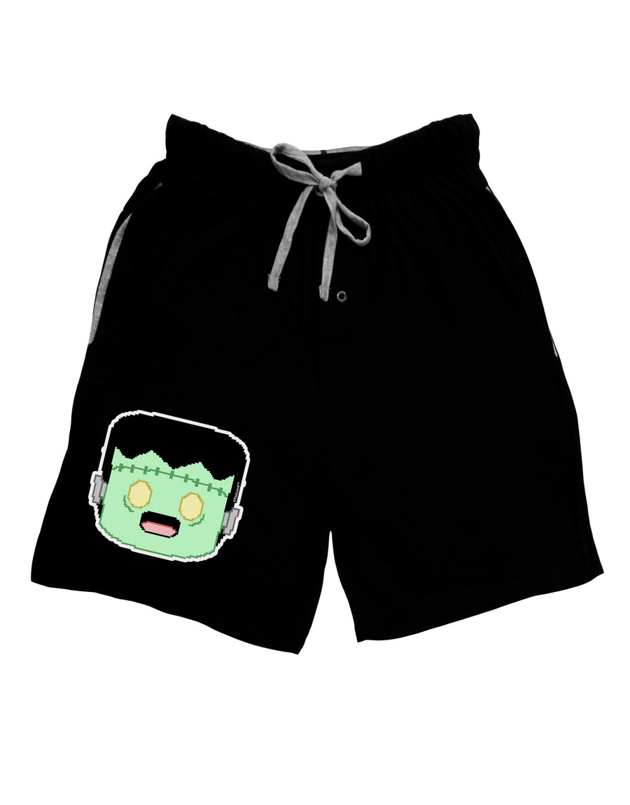 Cute Pixel Monster Adult Lounge Shorts-Lounge Shorts-TooLoud-Red-Small-Davson Sales