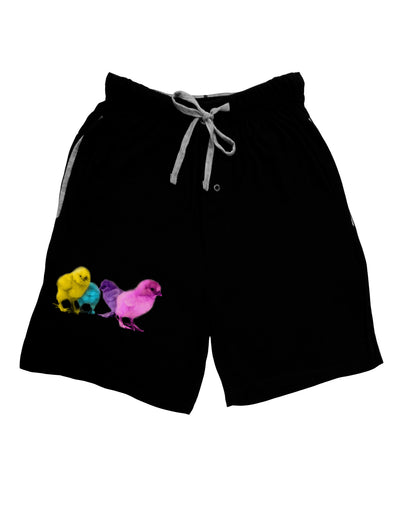 Real Life Peepers Adult Lounge Shorts-Lounge Shorts-TooLoud-Black-Small-Davson Sales