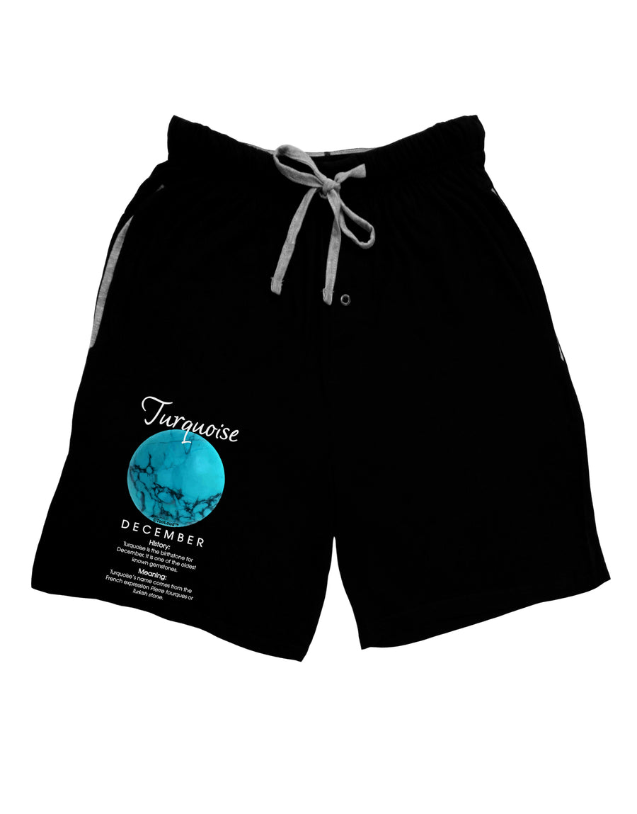 Birthstone Turquoise Adult Lounge Shorts by TooLoud-Lounge Shorts-TooLoud-Red-Small-Davson Sales