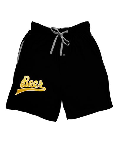 Beer Jersey Adult Lounge Shorts-Lounge Shorts-TooLoud-Black-Small-Davson Sales