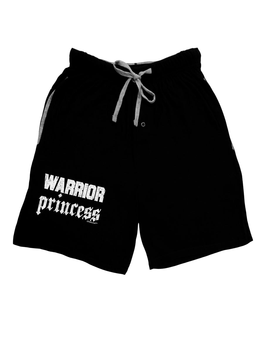 Warrior Princess Script Adult Lounge Shorts-Lounge Shorts-TooLoud-Red-Small-Davson Sales