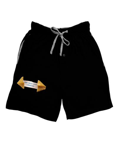 Unfortunate Cookie Adult Lounge Shorts-Lounge Shorts-TooLoud-Black-Small-Davson Sales