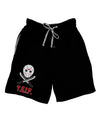 Scary Mask With Machete - TGIF Adult Lounge Shorts - Red or Black-Lounge Shorts-TooLoud-Davson Sales