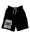 Ginger Lives Matter Adult Lounge Shorts by TooLoud-Lounge Shorts-TooLoud-Black-Small-Davson Sales