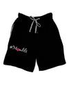 Hashtag Momlife Adult Lounge Shorts-Lounge Shorts-TooLoud-Black-Small-Davson Sales