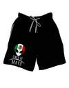 Mexican Extraterrestrial Text Adult Lounge Shorts-Lounge Shorts-TooLoud-Black-Small-Davson Sales