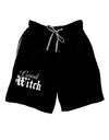 Good Witch - Halloween Text Adult Lounge Shorts - Red or Black-Lounge Shorts-TooLoud-Black-Small-Davson Sales