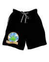 Green Party Symbol Adult Lounge Shorts-Lounge Shorts-TooLoud-Black-Small-Davson Sales