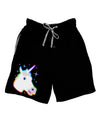 Magical Rainbow Sparkle Unicorn Adult Lounge Shorts-Lounge Shorts-TooLoud-Black-Small-Davson Sales