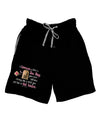 Woman Like A Tea Bag Eleanor R Adult Lounge Shorts-Lounge Shorts-TooLoud-Black-Small-Davson Sales