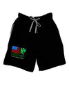 Green Party US Flag Adult Lounge Shorts-Lounge Shorts-TooLoud-Black-Small-Davson Sales