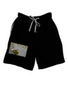 Bullfrog In Water Adult Lounge Shorts by TooLoud-Lounge Shorts-TooLoud-Black-Small-Davson Sales