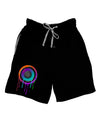 Paint Drips Speaker Adult Lounge Shorts-Lounge Shorts-TooLoud-Black-Small-Davson Sales