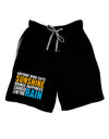 Anyone Who Says Sunshine Inspirational Quote Adult Lounge Shorts - Red or Black by TooLoud-Lounge Shorts-TooLoud-Black-Small-Davson Sales