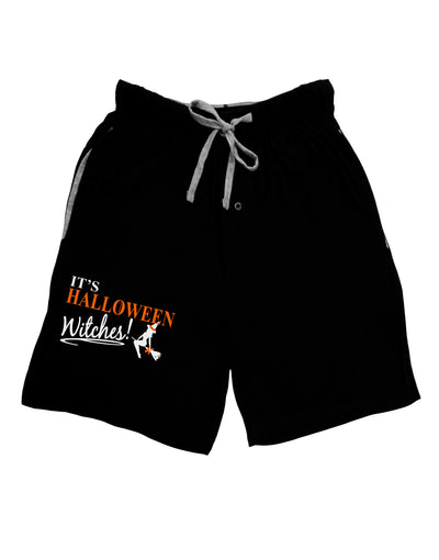 It's Halloween Witches Adult Lounge Shorts-Lounge Shorts-TooLoud-Black-Small-Davson Sales