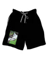 Colorado White River Relaxed Adult Lounge Shorts-Lounge Shorts-TooLoud-Black-Small-Davson Sales