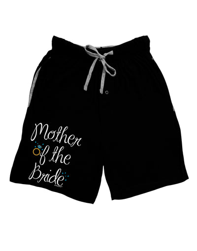 Mother of the Bride - Diamond - Color Adult Lounge Shorts-Lounge Shorts-TooLoud-Black-Small-Davson Sales