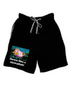 Down Like A Clownfish Adult Lounge Shorts-Lounge Shorts-TooLoud-Black-Small-Davson Sales