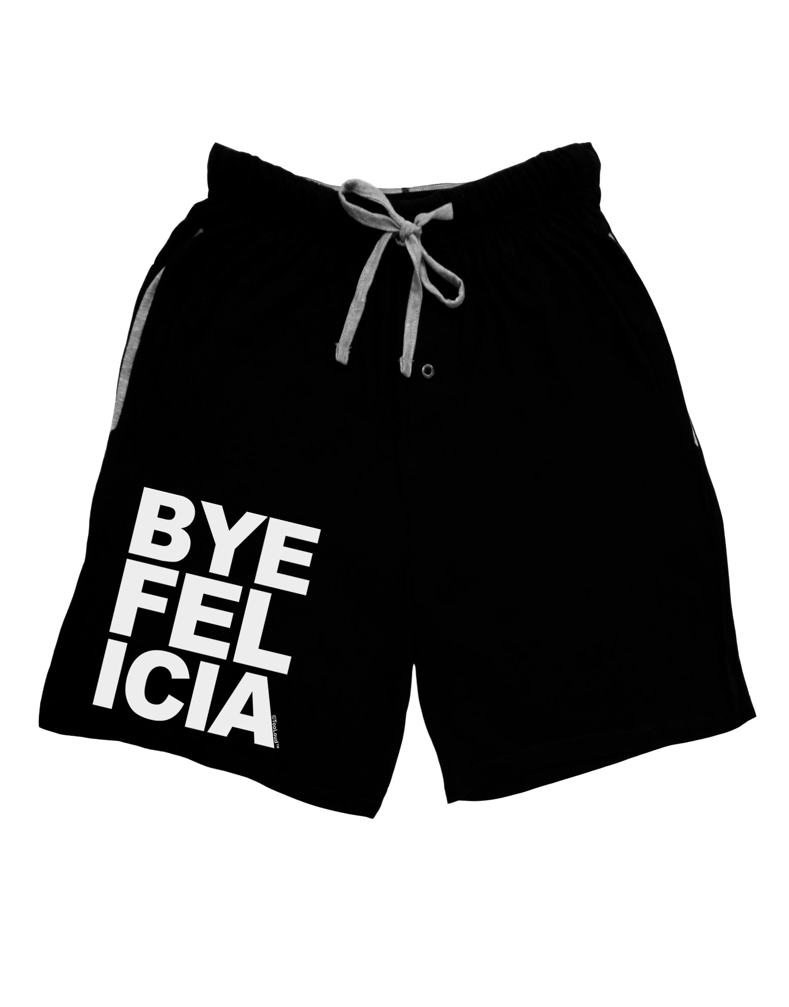 Bye Felicia Adult Lounge Shorts-Lounge Shorts-TooLoud-Black-Small-Davson Sales