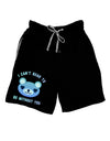 I Can't Bear to be Without You Blue Relaxed Fit Adult Lounge Shorts by-Lounge Shorts-TooLoud-Black-Small-Davson Sales