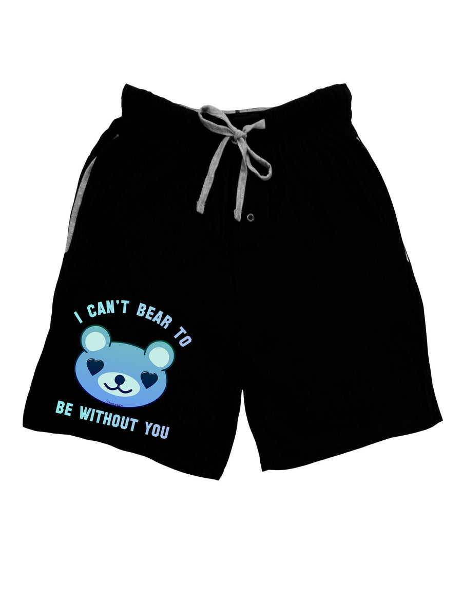 I Can't Bear to be Without You Blue Relaxed Fit Adult Lounge Shorts by-Lounge Shorts-TooLoud-Red-Small-Davson Sales