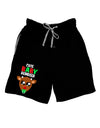 Cute Baby Reindeer Matching Deer Relaxed Adult Lounge Shorts-Lounge Shorts-TooLoud-Black-Small-Davson Sales