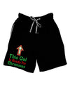 This Gal Is Ready For Christmas Adult Lounge Shorts - Red or Black-Lounge Shorts-TooLoud-Black-Small-Davson Sales