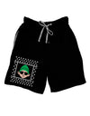 Cool Elf Christmas Sweater Adult Lounge Shorts-Lounge Shorts-TooLoud-Black-Small-Davson Sales