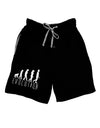 Evolution of Man Adult Lounge Shorts by TooLoud-Lounge Shorts-TooLoud-Black-Small-Davson Sales