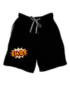 Onomatopoeia One Birthday Adult Lounge Shorts-Lounge Shorts-TooLoud-Black-Small-Davson Sales