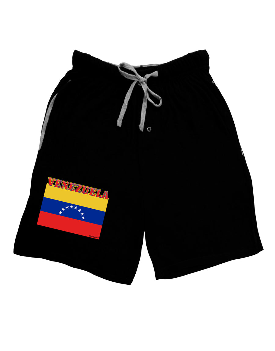 Venezuela Flag Adult Lounge Shorts-Lounge Shorts-TooLoud-Black-Small-Davson Sales