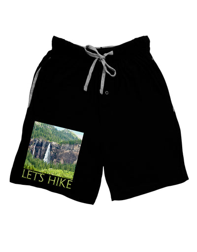 Beautiful Cliffs - Lets Hike Adult Lounge Shorts by-Lounge Shorts-TooLoud-Black-Small-Davson Sales