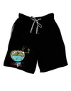 TooLoud Matching Lovin You Blue Pho Bowl Dark Adult Lounge Shorts-Lounge Shorts-TooLoud-Black-Small-Davson Sales